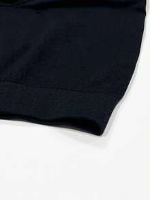 5pcs/Pack Solid Color Casual Minimalist Boys' Seamless Stretchy Elastic Waist Boxer Briefs, Suitable For Daily Wear And Workout - Black - View 4