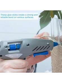 5pcs/10pcs/20pcs/30pcs 10cm Transparent Hot Melt Glue Sticks, High Viscosity DIY Glue Gun Sticks, Smooth Transparent Adhesive, Odorless, Strong, Suitable For Most Glue Guns, Applicable For Handicrafts, General Household Repairs, Holiday Handmade Items. The Hot Glue Sticks Have Good Bonding Function And Can Be Used To Glue Wood, Metal, Glass, Flowers, Foam, Fabric, Leather, Ceramics