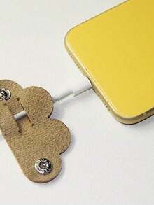 Organizador de Cabos em Formato de Coração, Organizador de Cabos e Armazenamento em Couro PU, Alças de Armazenamento para Fones de Ouvido, Bolsa Portátil para Cabos de Carregamento, Capa Fofa para Fones de Ouvido, Presente para Mulheres e Meninas