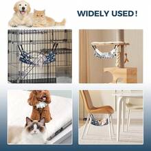 1pc Adjustable Hanging Cat Hammock Bed, Suitable For Cats, Ferrets, Small Dogs, Rabbits, Small Animals