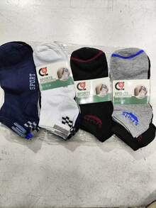 KIT 12 PAR MEIAS MASCULINO JUVENIL CANO CURTO ESTAMPADA ADOLESCENTE 31-35