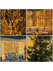 1 Pc LED Lights Battery Operated - Multi-Length, Fairy Lights For Wedding, Halloween, Fall And Festival Home Decor Decoration, Garden, Party, Christmas Tree Indoor Outdoor Decorations, Travel Essential - 1 đèn ấm - Xem 7