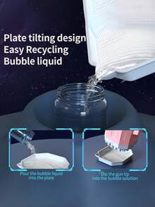 Kids Electric Bubble Blower Toy, Handheld Water Bubble Blowing Machine For Boys And Girls (Batteries And Bubble Solution Not Included)