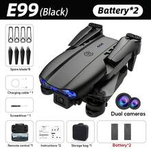 AXNEN Nuevo modelo E99/K3 Mini Drone plegable doble, equipado con un quadcóptero, estabilizador de vuelo con flujo óptico y cámaras duales HD, diseñado específicamente para principiantes. Es un dron asequible y de alta calidad, utilizable tanto en interiores como en exteriores - un regalo perfecto para Navidad, Acción de Gracias y Halloween.