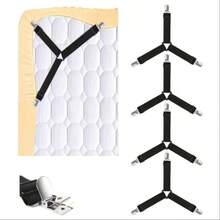 4 Black Triangular Bed Sheet Holders, Suitable For Bed Sheets, Mattress Covers, Sofa Cushions, To Prevent Bed Sheets From Sliding Or Shifting - màu đen - Xem 10