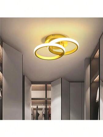Modern LED Ceiling Light, Home Decor Lighting Fixture, Minimalist Ceiling Lamp, Elegant Arc Design, Minimalist Ceiling Light, Decorative Lighting, Warm White/Cool White 2700-3500K/5500-6000K, Aluminum/Silicone Ceiling Light, Black/White, LED Ceiling Light, White Light/Warm Light