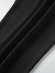 2pcs Men's Summer Casual Loose Shorts, Solid Color Comfortable, Suitable For Gym, Outdoor Sports - Black - View 5