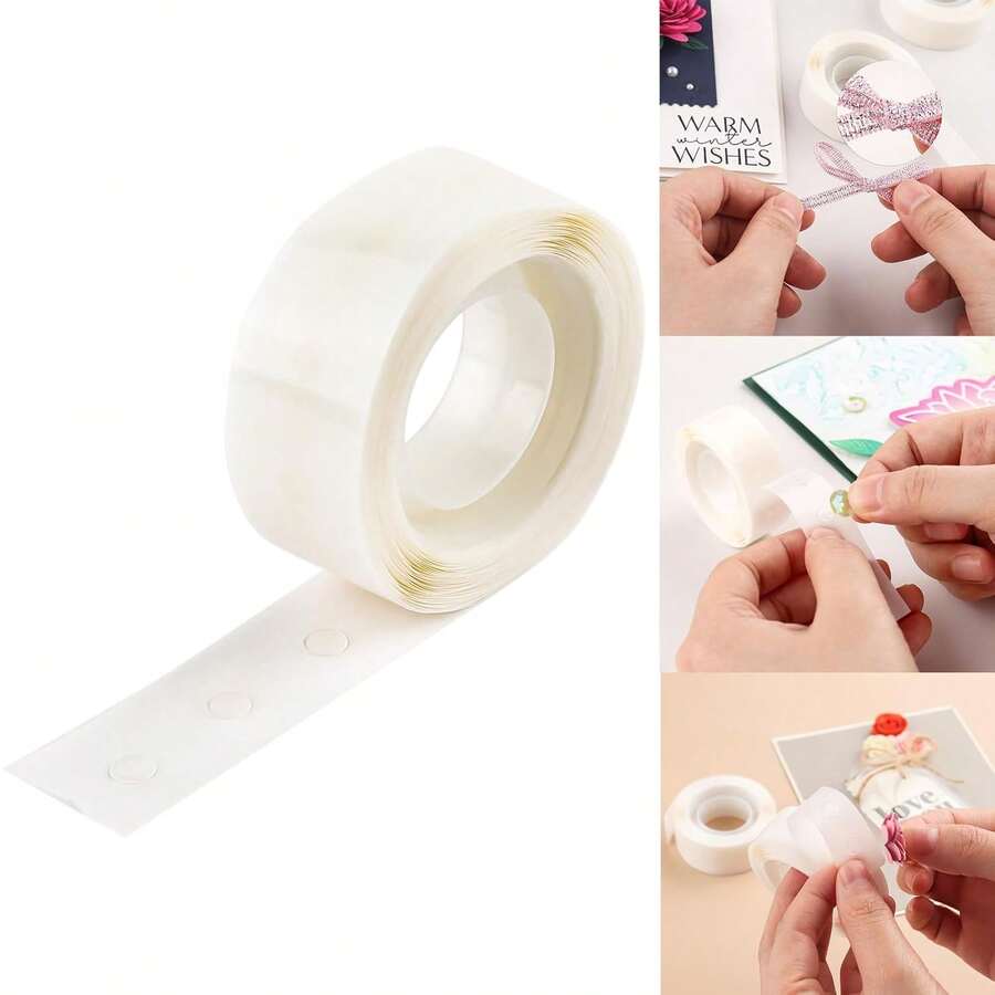 300 نقطة لاصقة شفافة صغيرة دائمة بقطر 3 مم (1/8 بوصة) للعملية DIY متوافقة مع أعين الأزرار والراين ستون وخرز المجوهرات