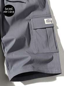Men's Loose Casual Lightweight Cargo Shorts, Runs Small, Order 1 Size Up