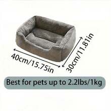 SUNFIONA Cozy Bunny Bed, Extra Large Guinea Bed Mat, Small Animal Snuggle For Rabbits, Hamsters, Squirrels & Guinea - Machine Washable Pet Bed, Soft Warm Winter Sleeping Pad