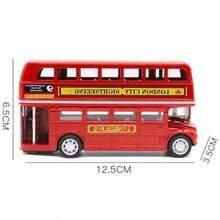 1 件复古英国双层巴士模型、合金玩具车、男孩玩具、合金巴士模型、复古英伦风格、合金巴士模型、车辆装饰、双层巴士礼物、可移动巴士收藏品、圣诞节礼物、圣诞装饰、感恩节礼物、平安夜礼物 - 彩色 - 查看 3