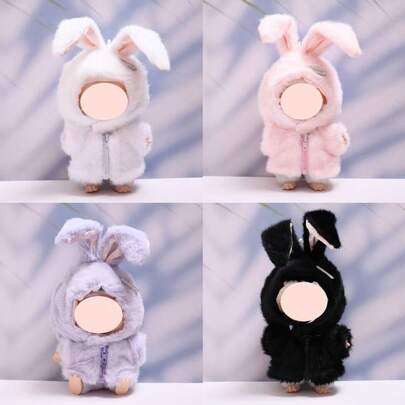 Halloween, Christmas (Clothing Only) Labobo 1st, 2nd, 3rd Generation Blind Box Pendant Plush Rabbit Ear Jacket Outfit Set