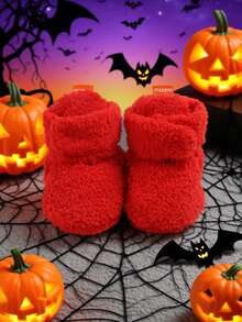 Halloween Infant Booties Infant Newborn Boys Girls Slippers Warm Crib Sock Shoes Indoor First Walkers