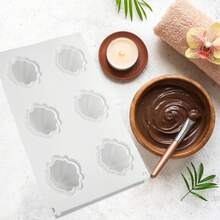 万圣节南瓜硅胶慕斯蛋糕模具，3D烘焙甜点模具，适用于巧克力、布丁、果冻、芝士蛋糕、糕点（6腔）