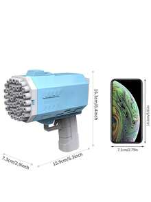 Kids Electric Bubble Blower Toy, Handheld Water Bubble Blowing Machine For Boys And Girls (Batteries And Bubble Solution Not Included)