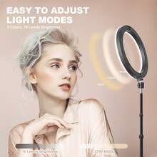 Il kit completo per selfie da 12 pollici per fotografia e videografia con funzione selfie su treppiede e mini treppiede è portatile e versatile, perfetto per tutte le tue esigenze di fotografia e videografia.