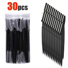 66/40/30/12/6/3 件不锈钢眉毛剃须刀套装，带护套，适用于男士和女士胡须 Navaja- 去角质 Dermaplaning 工具-多功能脱毛套装，适用于身体、面部、眉毛精准修饰工具、Berad 修剪器，适合旅行使用和 Barberia - 黑色 - 查看 12