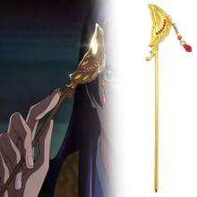 1 件可爱卡通锌合金动漫人物发夹，适合汉服、日常穿着、度假和旅行，四季皆宜 - 銀 - 查看 11