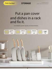 1 pieza de estante extensible para cajón de cocina, diseño deslizante ahorra espacio, con estante ajustable para tapas de ollas, puede almacenar eficientemente la vajilla en encimeras y armarios, árbol de Navidad, copo de nieve, alce