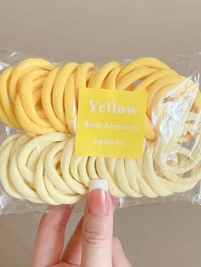 50/100/150/200/250 unidades Xuxinha Elástico de Cabelo Xuxinha Criança Adulto Rabicó