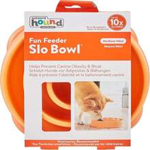 Outward Hound Fun Feeder Slo Bowl, Small Slow Feeder Dog Bowl, 3_4 Cups, Mini, Mint