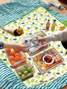 1 Piece Outdoor Picnic Mat, Portable Thickened Camping Mat, Beach Moisture-Proof Mat, Tent Ground Mat, Waterproof Lawn Mat, Travel Blanket For Indoor And Outdoor Family Games(Pay Attention To The Picture Description)