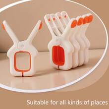 Heavy Duty Plastic Clothespins, Suitable For Fixing Beach Chairs, Towels, Blankets, Curtains, Windbreakers On Cruise, Yard, Pool Vacation Or Daily Drying Of Clothes, Blankets, Shoes, Toys - Multicolor - View 10