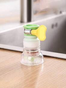 1pc Faucet Water Filter, Removes Chlorine, Fluoride, Heavy Metals And Hard Water, Multi-Layer Filtration Tap Water Purifier, Suitable For Home Kitchen And Bathroom Use