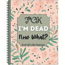 Perfecto para regalos de Año Nuevo y Navidad: Organizador de planificador de fin de vida Cuaderno para información de beneficiarios, preparación de testamento, últimos deseos, planificación del funeral - Arreglos finales guiados cuando me haya ido