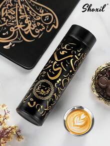 shoxil 1/4 件咖啡和茶瓶及杯子套装，咖啡和茶旅行杯，不锈钢真空隔热杯，带防溢盖