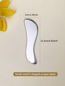 INYUSUN 1 件/2 件不锈钢筋膜工具套装，软组织释放刀按摩工具，便携式实用迷你 S 形刮痧板，面部刮痧板，可用于放松面部、颈部、腿部、背部和全身的肌肉和筋膜 - 彩色 - 查看 13