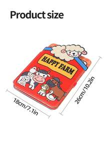 Baby's First Farm Recognition Book - Tear & Stick Hook And Loop Cloth Book, Infant Early Education Tear Book To Recognize Animals And Food, Develop Observation And Thinking Skills, Great Gift For Halloween, Christmas, Thanksgiving