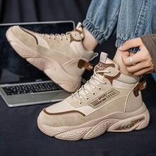 Nowe męskie trampki Chunky na jesień/zimę 2025, trampki z podwyższoną podeszwą, antypoślizgowe buty sportowe, buty outdoorowe, modne obuwie