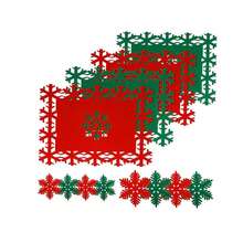 12 buc fulgi de zăpadă covorașe de masă de Crăciun din fetru covorașe de masă pentru petrecere de Crăciun, iarnă, nuntă, vacanță, casă, cină, decorațiuni de masă