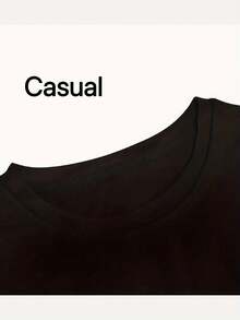 [Streetwear] Men's Ice Cube Graphic T-Shirt - Heavyweight 230gsm Pure Cotton Hip-Hop Tee, Black Urban Streetwear Shirt For Concerts & Casual Attire (Sizes S-3XL) - Soft Crewneck Casual Top - Black - View 4