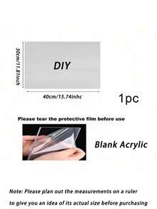 1pc 16"X12"/19"X16" Mirror Silver Acrylic Wedding Welcome Sign, DIY Romantic Wedding Decor Party Directional Signage