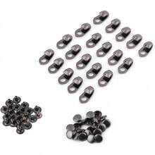 20pcs/Set Lace Fittings, Boot Hooks With Rivets Climb Hiking Shoes Work Outdoor Mountaineering Boots