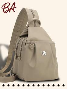 多隔层防盗尼龙背包，女士钱包，多功能时尚日常包，轻便多口袋旅行包，大容量简约背包，便捷背包，适合学生、护士、教师、商务人士、旅行、通勤、购物、办公、约会、徒步、训练、工作，生日礼物、节日礼物，背包 - 彩色 - 查看 14