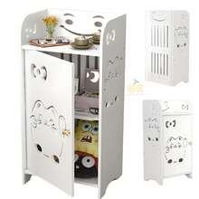 Mueble de Noche Moderno Simple Mini Almacenamiento Gabinete Pequeño Multifuncional Espacio Optimizado Diseño Minimalista Mueble Auxiliar para Dormitorio - Blanco - Ver 10