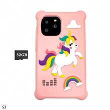 2.8" Kids Smart Toy Phone, Children Touch Screen Phone With Dual Cameras, Soft Silicone Case And 32G Memory Card, Built-In Educational Games And Music Player, Best Easter Birthday Gift For 3-12 Years Old Boys And Girls