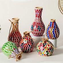 720PCS/Box Vibrant Glass Mosaic Tiles - Premium Square Craft Decorative Pieces For Creative Art, Painting, Handmade Jewelry, And DIY Projects - Multicolor - View 10