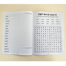Lachilly 32 Pages Sight Words Vocabulary Practice Book For Kids Preschool Kindergarten Phonics Handwriting Workbook Learning & Spelling Educational Vocabulary Activity Book - Multicolor - View 11