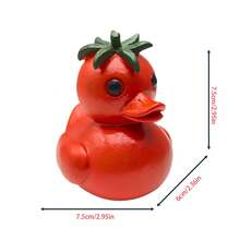 Whimsical Vegetable Duck Resin Craft - 蘑菇鴨A - 查看 8