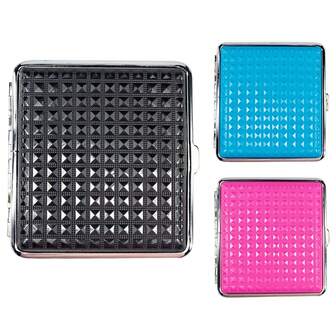 1 PC Cigarette Case Holder Metal Plastic Fashion Design Capacity 20 Normal Size Cigarette Portable Outdoor Household Daily Use Gift For Man And Woman