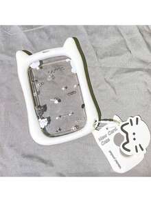 加厚防摔猫咪硅胶亚克力照片卡套钥匙扣学生证校园卡保护套返校用品 - Color - 查看 5