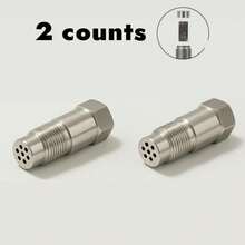 Paquete de 4 adaptadores espaciadores de sensor de oxígeno, herramienta de reparación de sensor de automóvil, extensor de sensor de oxígeno con conector M18x1.5, piezas de hardware industrial, accesorios para automóviles, herramientas de reparación de motores - 2 PIEZAS (0,62 W MILLAS) - Ver 8