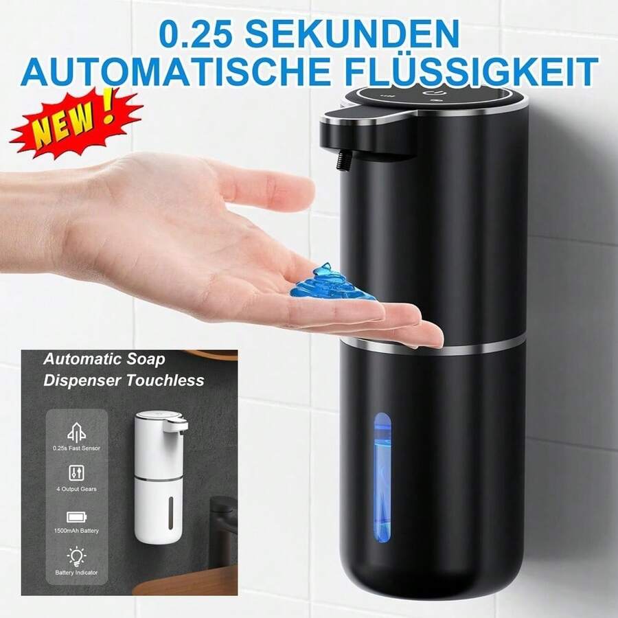 Automatic Soap Dispenser - Schwarz - View 1