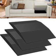 20" X 20" Sofa Cushion Support Insert, High Density Curved Foam, Sofa Furniture Seat Cushion Sag Repair, Sofa Cushion Support Replacement Pad - Black - View 4