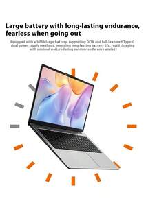 Lenovo Ideapad Pro 14 N155A Lightweight Laptop For Office And Study: Ideapad Pro 14 N155 Ultra5 32G1T With Adapter - Grey - View 3