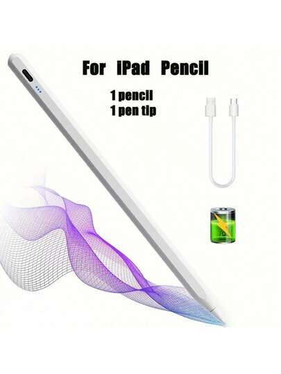 GICOOK 有源手写笔兼容 iPad Pencil (2018-2023)、iPad Air 3/4/5、iPad 6/7/8/9、iPad Mini 5、iPad Pro 11/12.9 英寸、八角形设计、防误触、磁性存储、送给男孩/女孩/女朋友的理想礼物、多种颜色可选